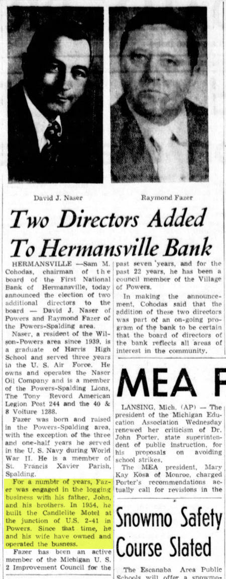 Candlelite Motel - Feb 7 1974 Article On Founder Of Motel (newer photo)